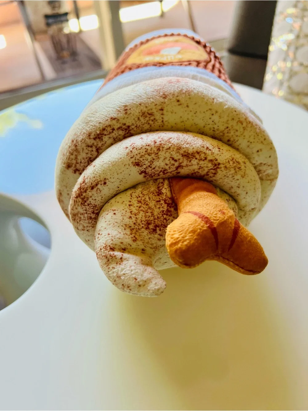 Youly Pumpkin Spice Latte Plush Dog Toy -NEW-DISCOUNTED SHIPPING!!!